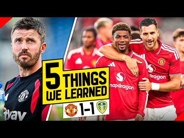 Leny Yoro STEPS UP! Zirkzee SHOP WINDOW! 5 Things We Learned... Man United 1-1 Leeds