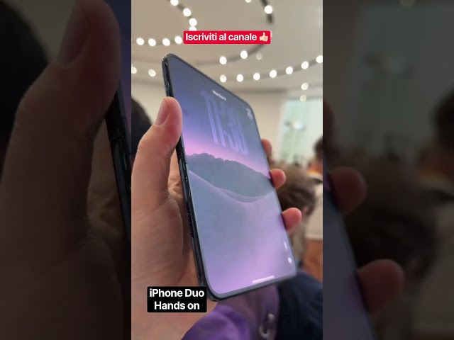 iPhone Duo Hands on #trending #youtube #shorts #viral #iphoneduo #trend #new #news #tech #handson
