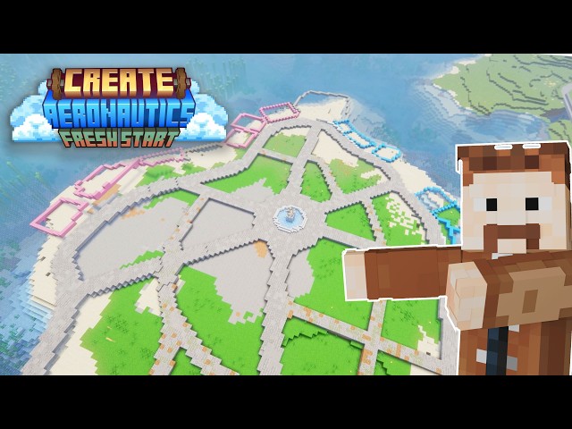 I Started Building an Entire City in Create Aeronautics!