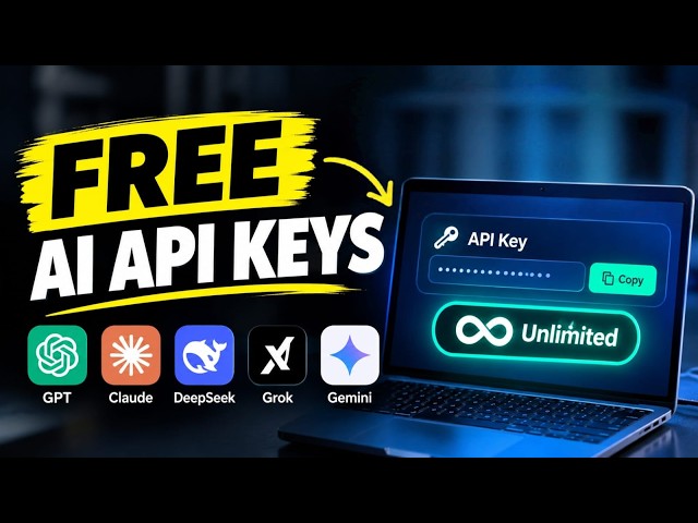 🔥 FREE AI API Keys Get Unlimited GPT, Claude, Gemini & More!