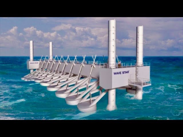 Ocean Power Plant Generates Energy From Waves - Unlimited Cheap Clean Electricity