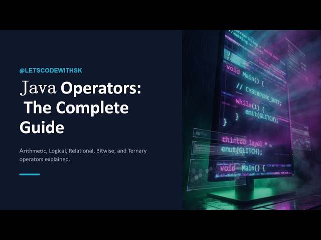 Java Tutotrial EP3 Hindi | Java Operators | Tiktoktoe Game Java