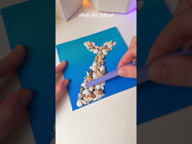 How to Turn the Ordinary Shells into Creative Masterpiece 🐚 #shorts