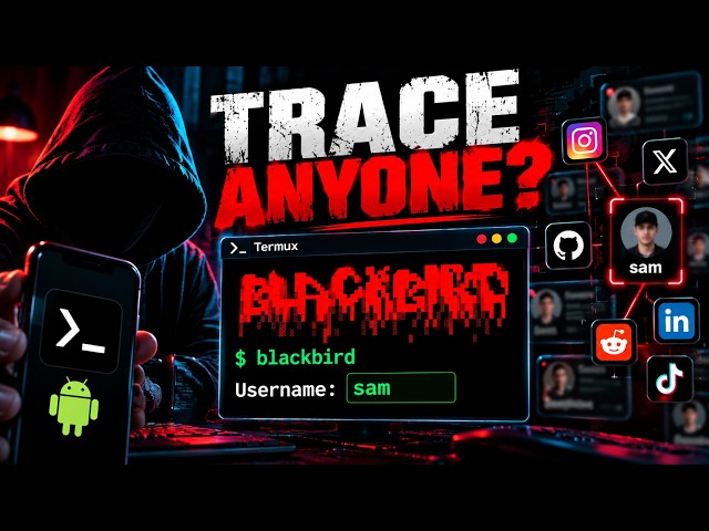 Blackbird in Termux 🔥 Find Usernames & Emails | OSINT Tool on Android EP 11