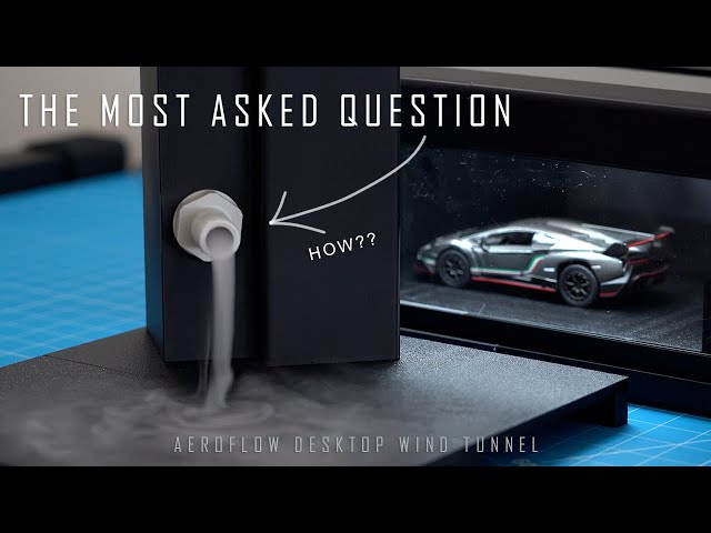 How I generate smoke for wind tunnel | Aeroflow Desktop Wind Tunnel Ready for LAUNCH!
