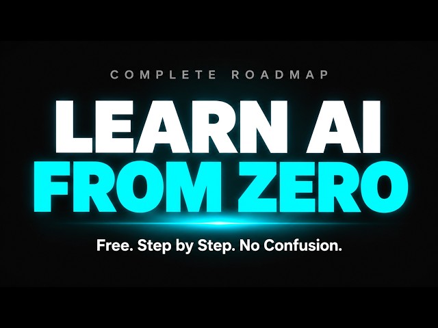 How to Start Learning AI — Complete Roadmap for Beginners