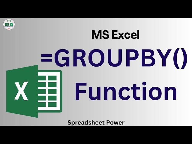 GROUPBY Function in Excel: The PivotTable Killer You Need to Know