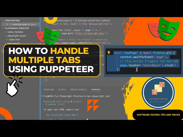 Playwright tutorials for beginners - Handle multiple tabs in playwright