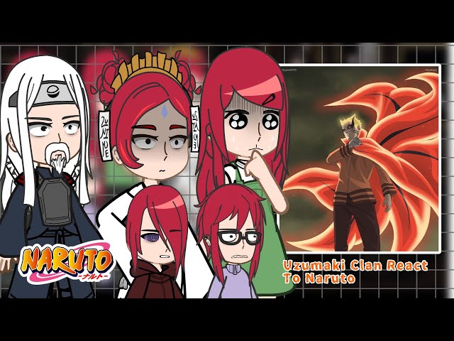🇧🇷,🇺🇸 Uzumaki Clan React To Naruto Uzumaki // Gacha reaction // Part 1 // 14+ ❗❗❗