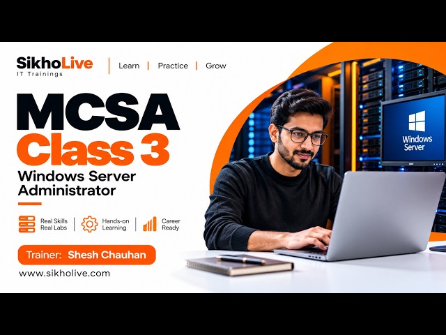 MCSA Class 3 | Learn IP Addressing for Windows Server | Live Training