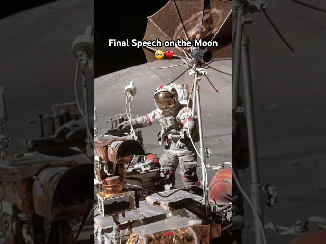 Final speech on the moon