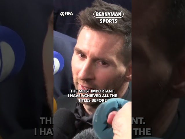 'I achieved my dream! The World Cup was the only one I was missing!' | Messi