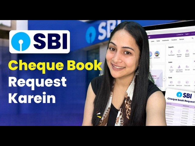 How to request cheque book in SBI YONO Netbanking