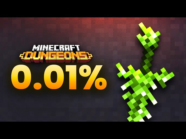 RAREST BUILD in Minecraft Dungeons!