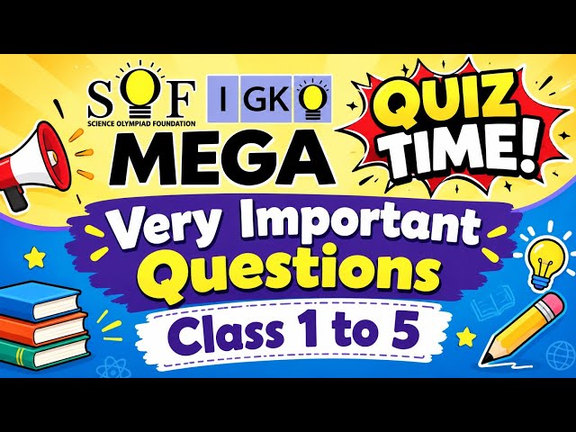 IGKO International General Knowledge Olympiad Class 1 to 5 Important Questions 2026-27