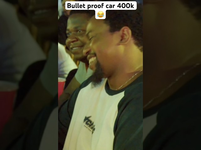 Bullet proof car 400k? 😂 #youtubeshorts #comedy