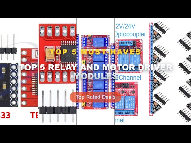 Don't Buy Top 5 Relay And Motor Driver Modules Before Watching This! - 2PCS DRV8833 Motor Drive Modu
