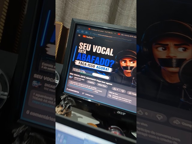 como tirar o abafado da voz