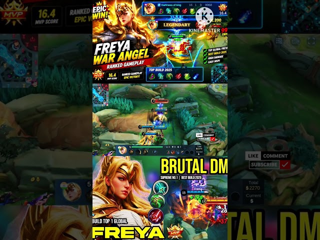 🔥 Freya BEST Build 2026! INSANE Damage & 1v5 Carry 😱 | Mobile Legends