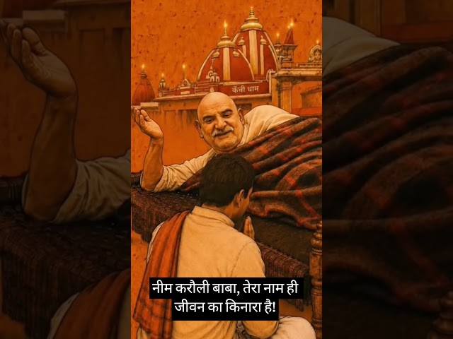 नीम करौली बाबा, तेरा नाम ही जीवन का किनारा है!#youtubeshorts #viral #trending #shortsfeed#kaichidham