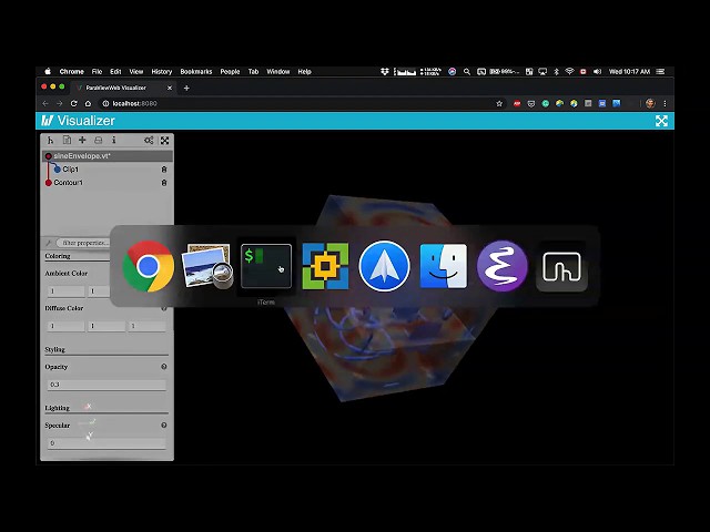 Web-based 3D scientific visualization
