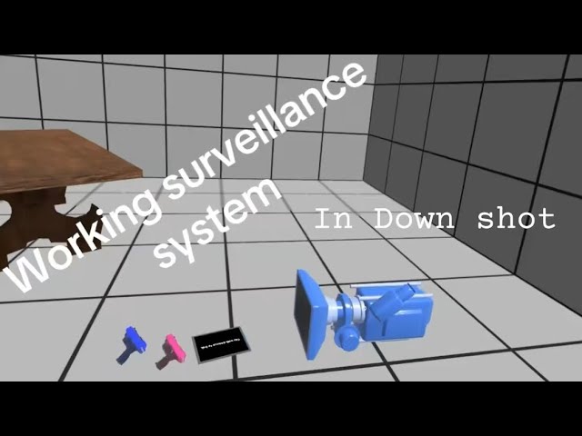 How to make a working surveillance system in down shot VR ￼