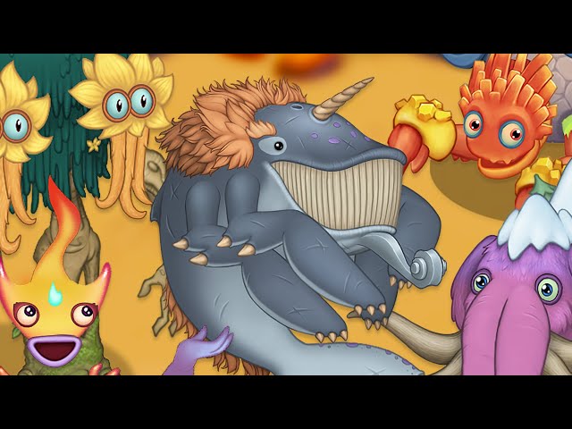 All Quint Monsters Quintet - Gnarls, Tuskski, Bowhead, Drummidary, Candelavra (My Singing Monsters)