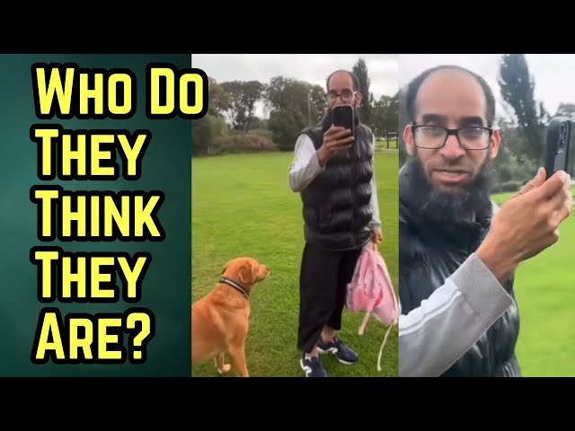 They Don't Like Us Walking Dogs In Our Own Parks. 