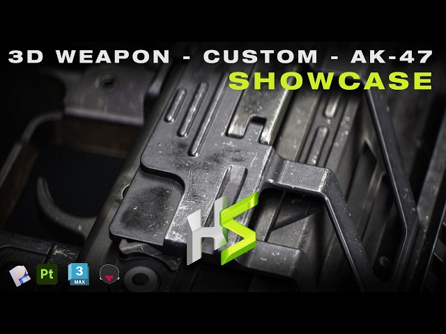 3D Weapon Tutorial - Custom AK 47 - Showcase