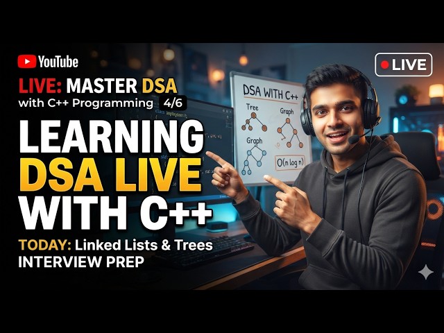 Day 4 of Learning DSA LIVE 🔴 | Starting My DSA Journey From Scratch | C++