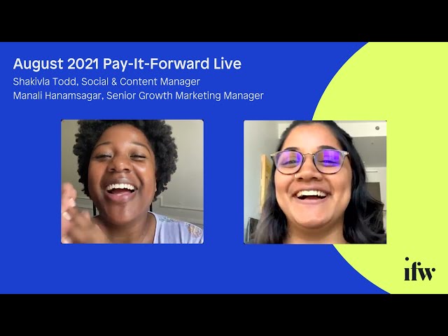 Pay-It-Forward August 2021