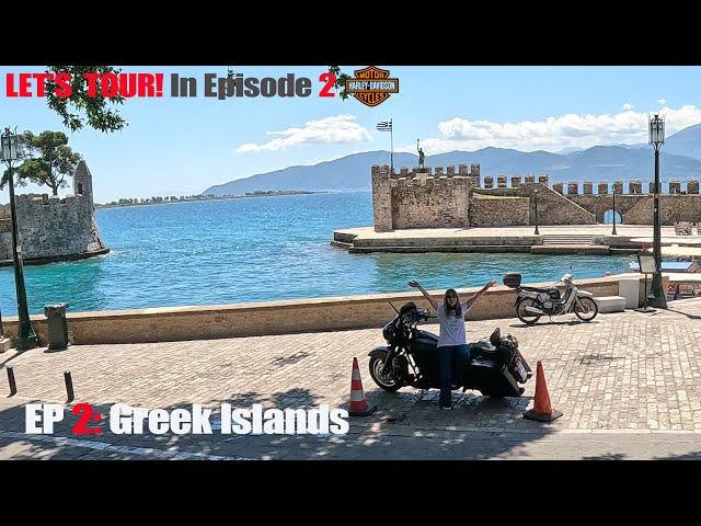 We found the smallest island in Greece !  (Ep.2).  Medieval fortress, Dream Village & MEGA Bridge!