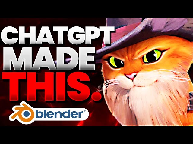 How To Use ChatGPT With BLENDER! - (Blender ChatGPT Tutorial!)