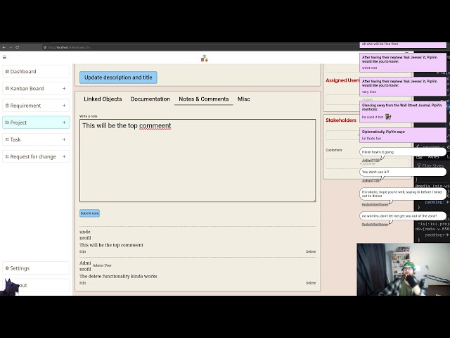 Episode 550 - Web Development - Building an open source project management system