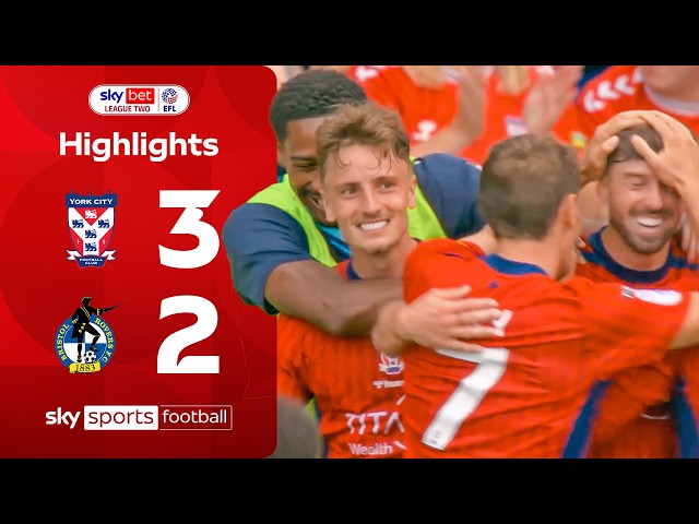 Boyes bags brace as York win first EFL match in 10 YEARS! | York 3-2 Bristol Rovers | EFL Highlights