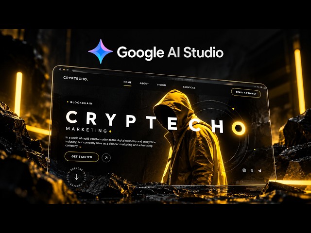 I Built a $3000-Style Animated Website in 15 Minutes Using Google AI Studio