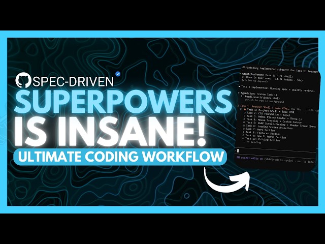 Superpowers: NEW Spec Toolkit Ends Vibe Coding! 100x Better Than Vibe Coding (Full Tutorial)