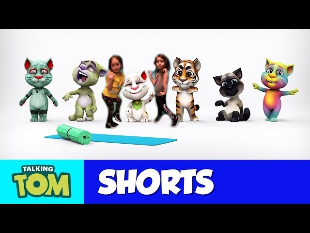 Talking Tom in Real Life | Aerobic | How Talking Tom Settled in our House
