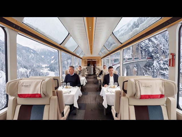 Glacier Express, Switzerland's Most Luxurious Train | Zermatt to St. Moritz in Excellence Class