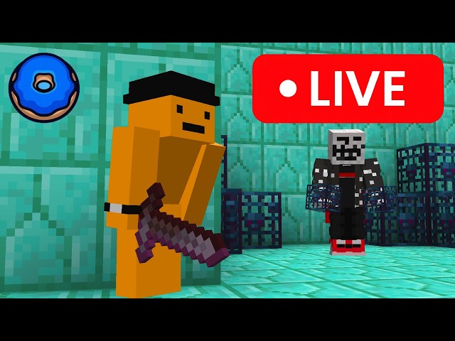 Donut Smp Live ! 100m per base ! Arrow game and Paper Game