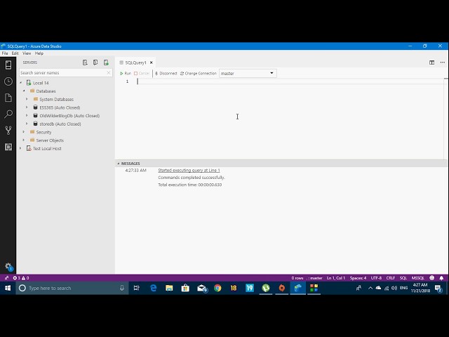 Introduction of Microsoft SQL and Azure Data Studio