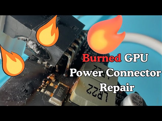 Smoked GPU Power Connector Repair – Real Fire Hazard Fix by ZapFixers