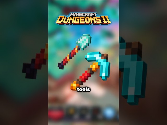 DIAMOND TOOLS in Dungeons 2! #minecraftdungeons2