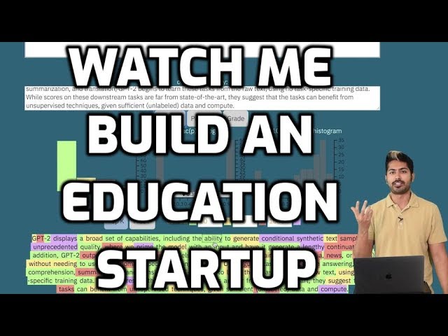 Watch Me Build an Education Startup