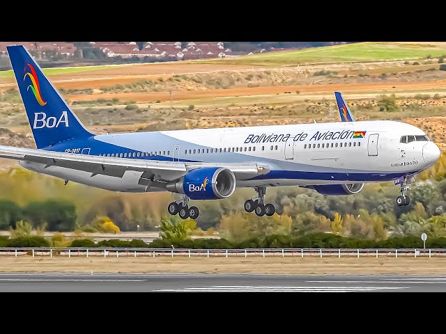 60 MINS of Plane Watching ✈️ Madrid Airport 🇪🇸