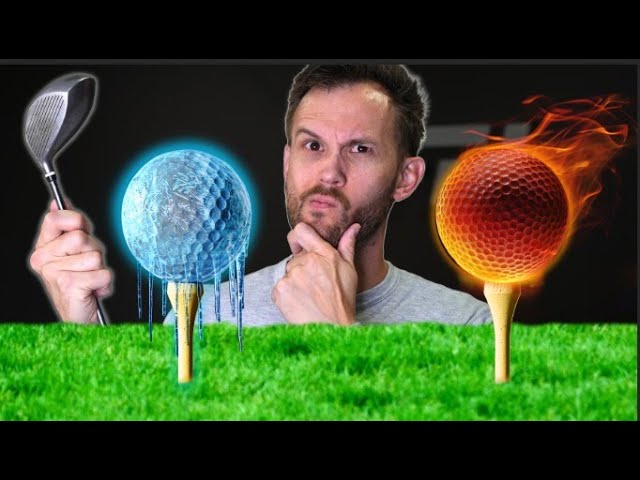 Frozen vs Hot Golf Balls??