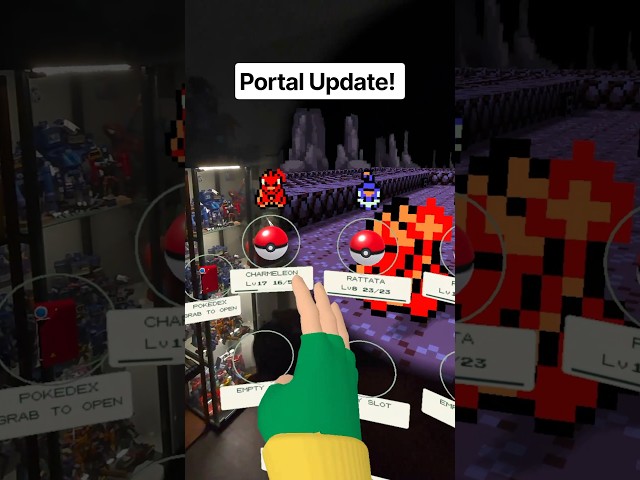 Pokémon VR PORTAL Update + Pokémon Pinball! #pokemonvr #pokemonpinball