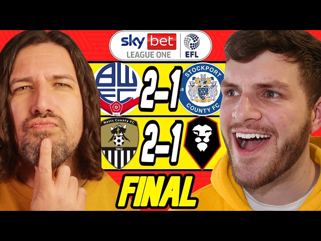 LEAGUE 1 & 2 PLAYOFF FINAL PREDICTIONS