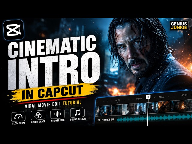 How to Create a Cinematic Intro in CapCut | Viral Movie Edit Tutorial