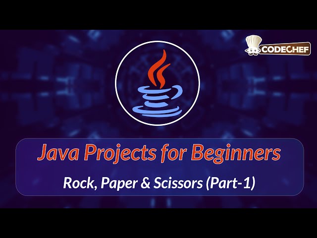 Rock, Paper & Scissors (Part-1) | Java Projects for Beginners